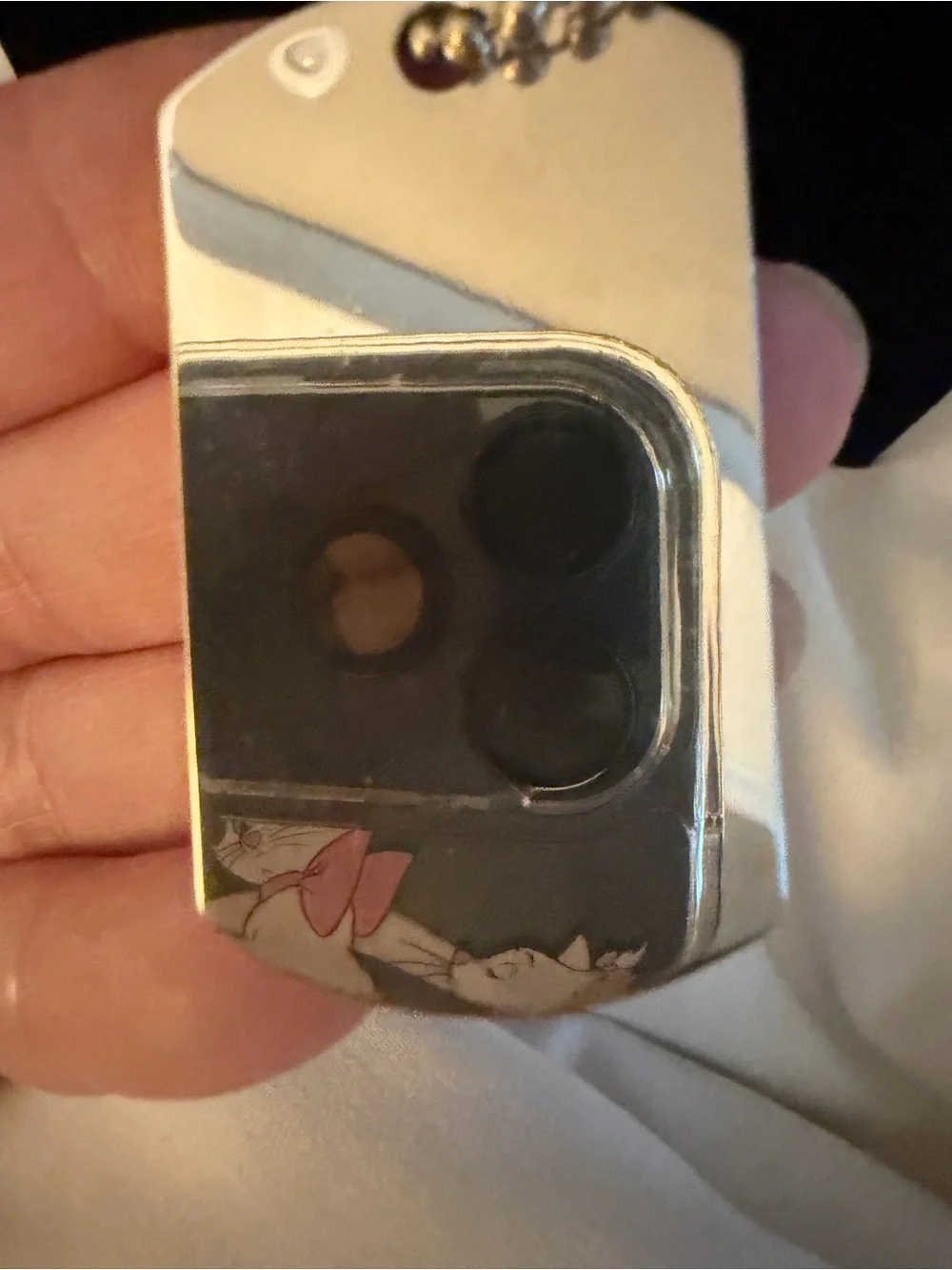 Gucci Silver-Tone Dog Tag Pendant Necklace